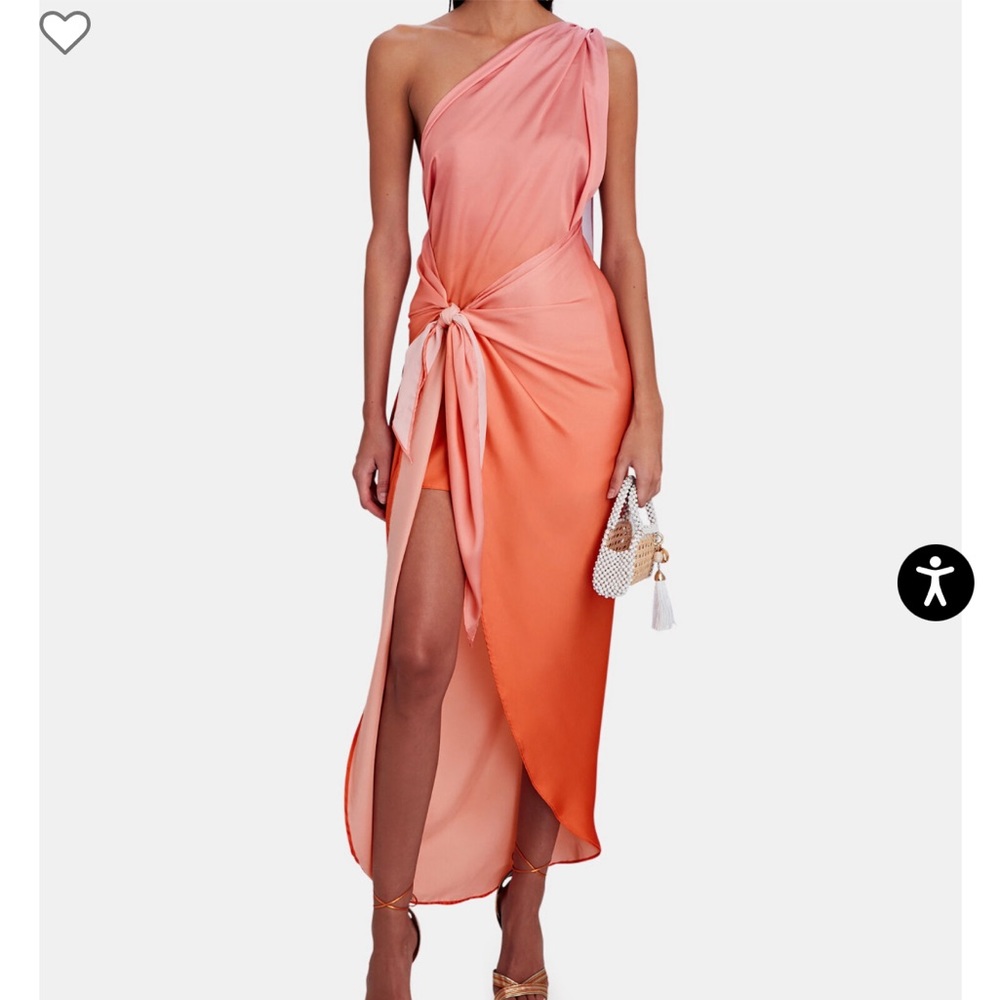 Brand new without tags! baobab marea satin one shoulder dress